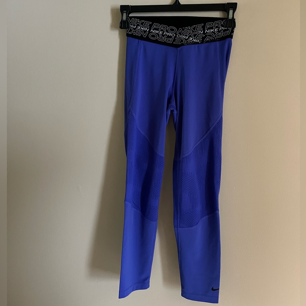 Nike Pro Royal Blue Leggings